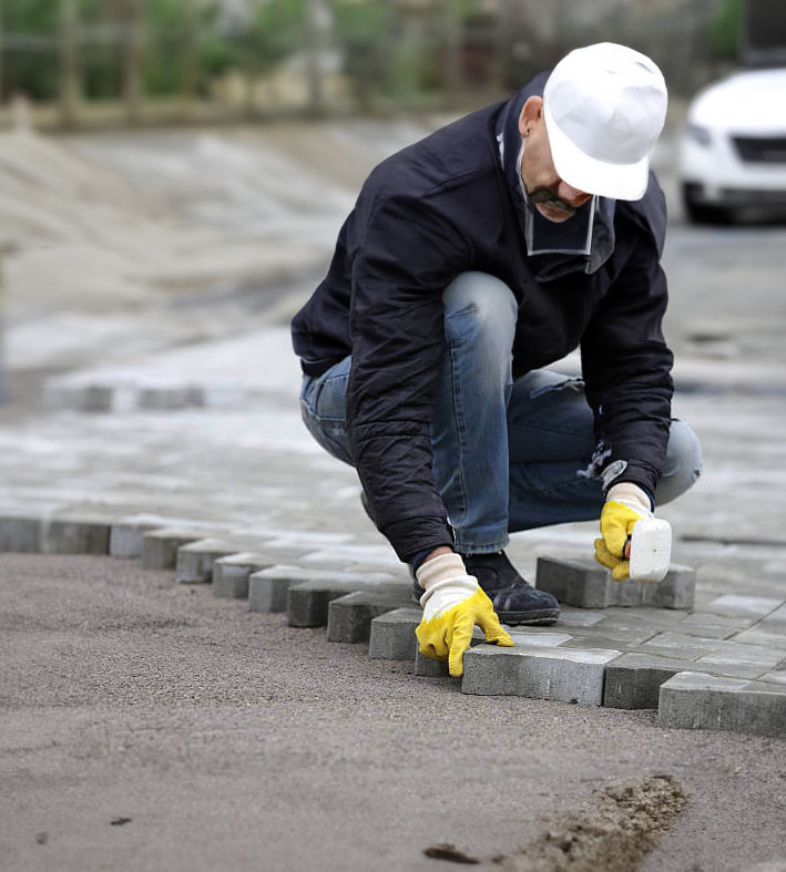 Układanie kostki brukowej - Kraków